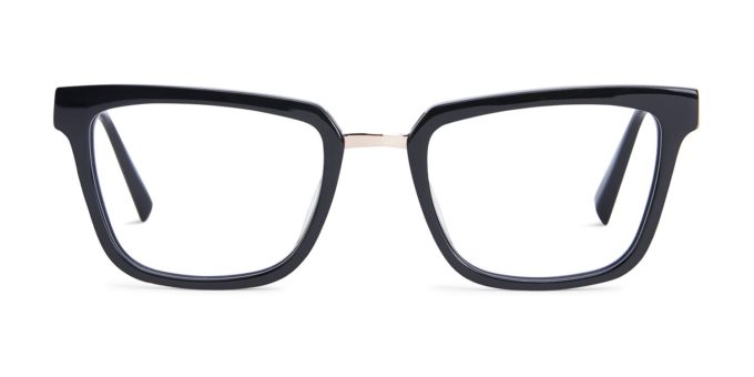 Chloe - Midnight Black Blue Light Glasses | Size 51-21-145