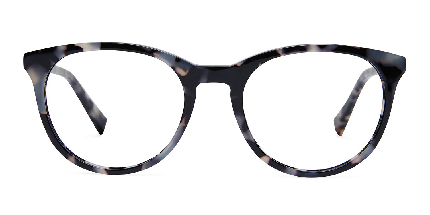 Lola - Graphite Tortoise Blue Light Glasses | Size - Eyewear Genius
